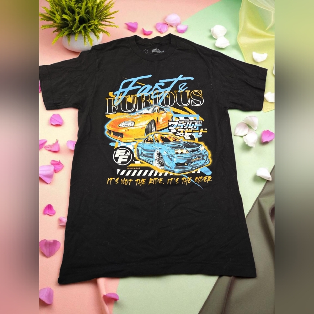 *0675 Fast and Furious fraphic T-Shirt men women S